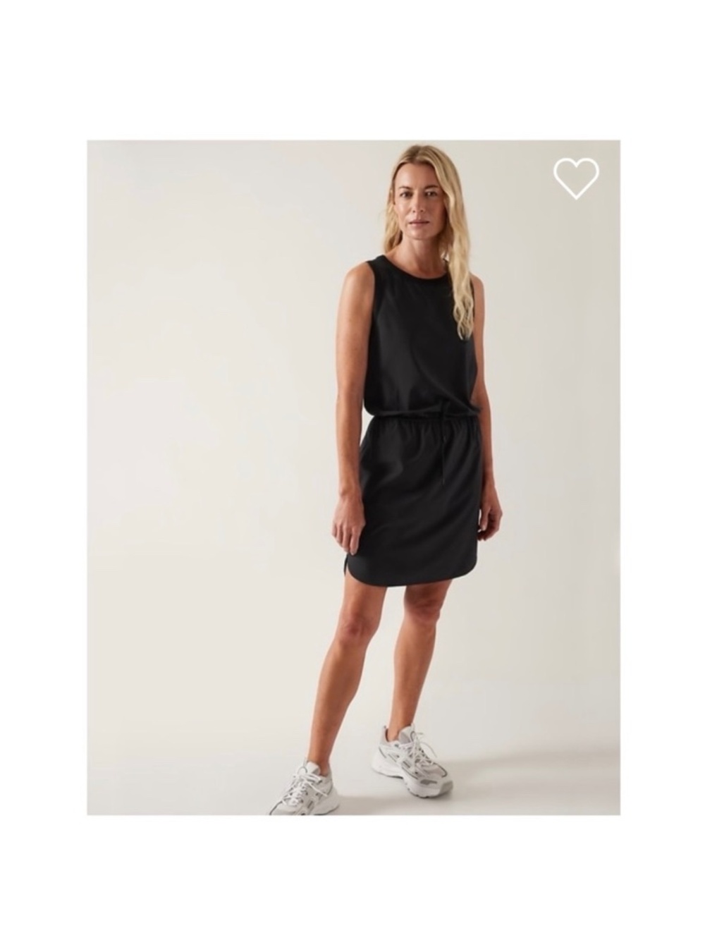 Athleta black Ricon dress, size medium
